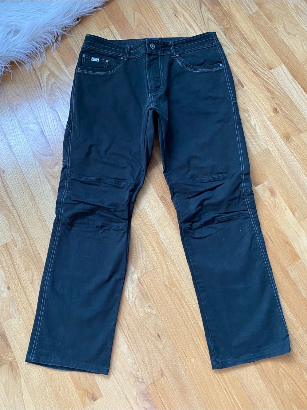 Kuhl Men's Rebel Black Bootcut Jeans. 38 by 31”